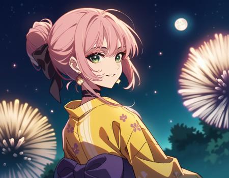 Pink Haired Girl - 『COLORs』【荒木哲郎×SawanoHiroyuki[nZk]：Hata Motohiro】 - COMMISSION