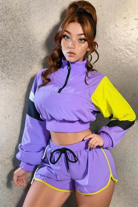 Crop Track Jacket & Shorts