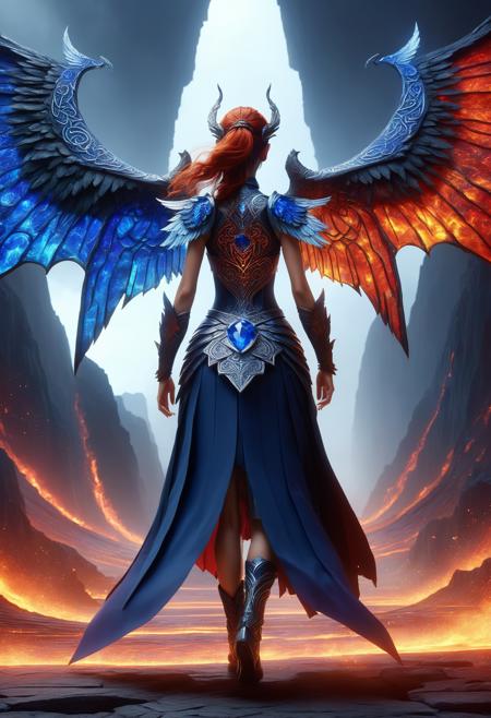 DonM - Dragons and Wings and Back view [Flux,SDXL]