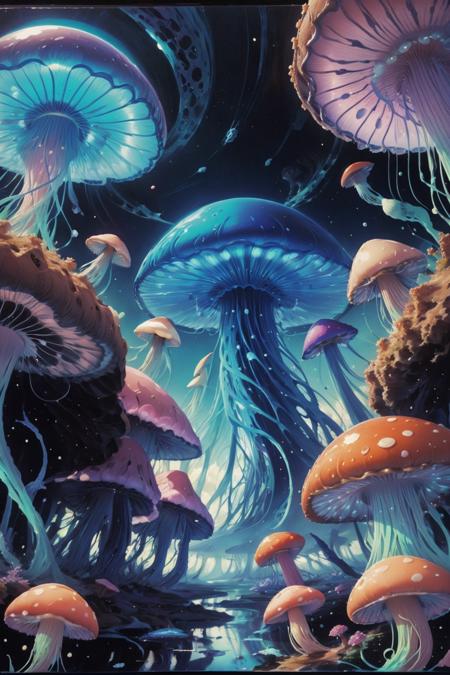 Alienscape - Strange Landscapes LoRA for SD 1.5