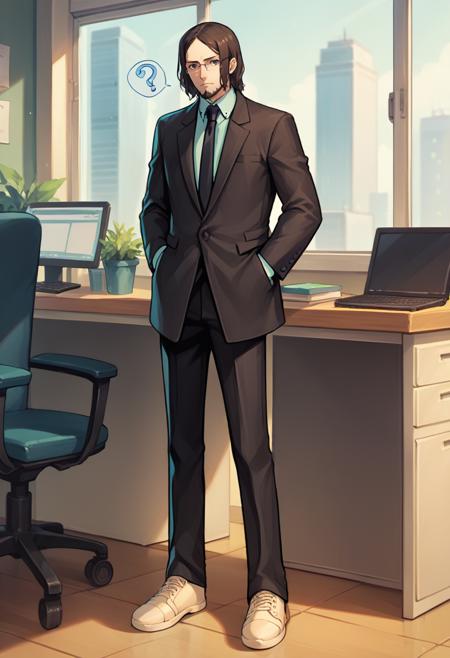 Zenkichi Hasegawa (Persona 5 Strikers) [Pony Diffusion]