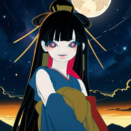 OC girl from tuki.『ひゅるりらぱっぱ』by 十八番茶 mado [Illustrious/NAI, Pony XL] HYURURIRAPAPPA
