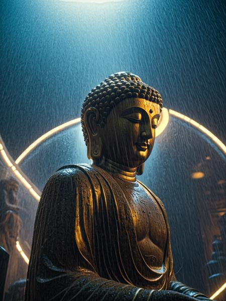 China Style Buddha Statue LoRA
