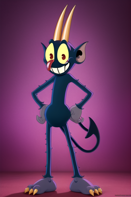 The Devil (The Cuphead Show) Cartoon Character LoRA版本v4.0 LoCon (ID: 176844)