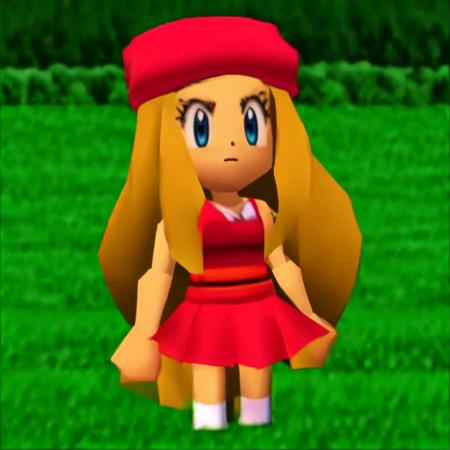 Goemon 64 3D Lowpoly Style