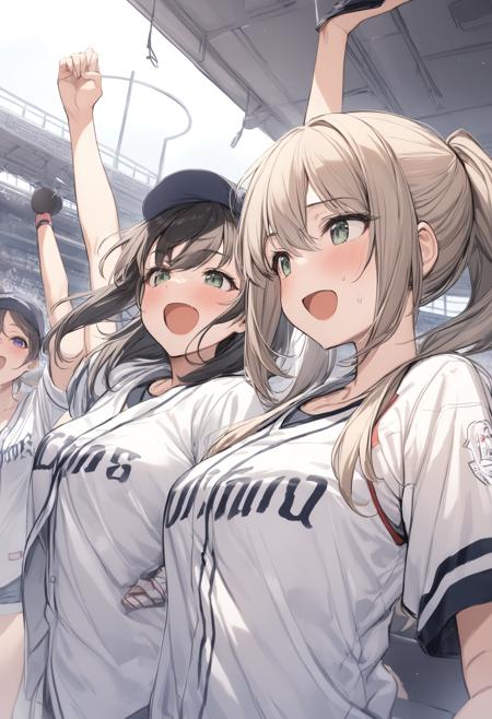 [SDXL&Pony]Saitama SEIBU Lions girl / 埼玉西武ライオンズ女子 / NPBユニフォーム