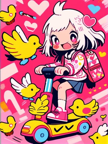 [Lah] Cute Social | SDXL & SD1.5版本Cute Doodle SDXL (ID: 190859)