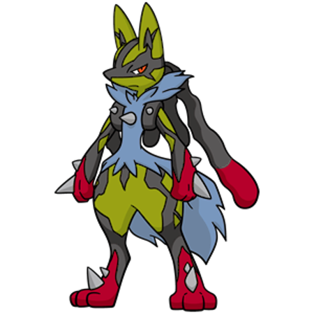 Shiny Mega Lucario版本V1 (ID: 608083)