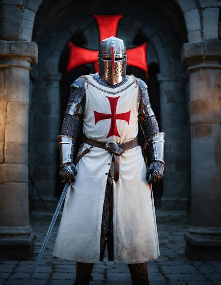Knights Templar clothing SDXL