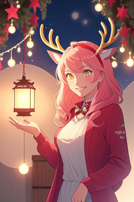Santa's Reindeer Girl Concept LyCORIS | Cheems AI