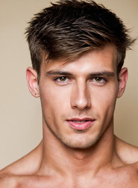Cute handsome male models
