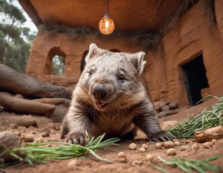 Wombat (Vombatus, Lasiorhinus) SD XL