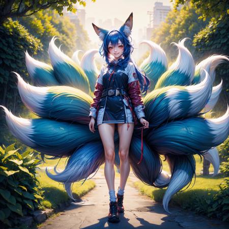 九尾狐女孩 Nine tailed Fox Girl