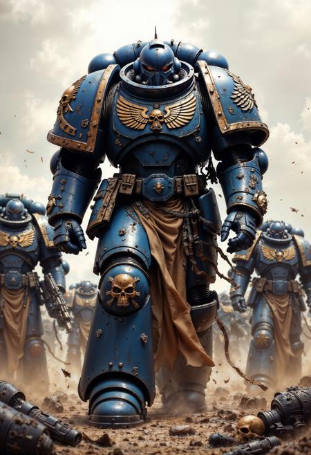 The Space Marines Warhammer 40K | Flux + Pony