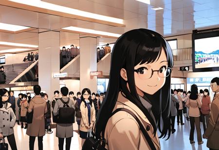 阪急梅田駅ビッグマン前 / Hankyu UMEDA station, bigman SDXL