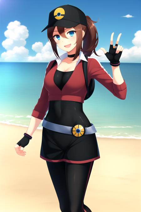 Pokemon Go - Female Trainer (Red) [COMMISSION]