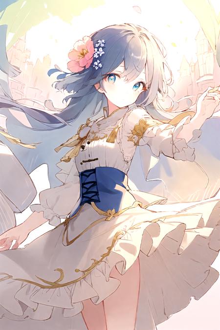 Simple style painting_huafen