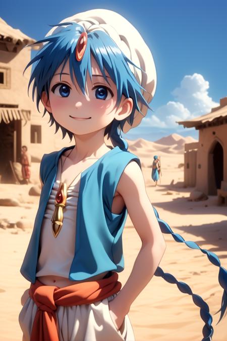 Magi: The Labyrinth of Magic - Aladdin - SDXL