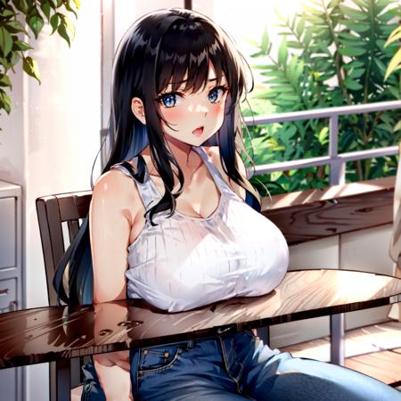Breast on Table