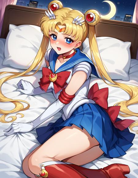 Usagi Tsukino (月野 うさぎ) / Sailor Moon (セーラームーン) - Sailor Moon (美少女戦士セーラームーン) - COMMISSION W/ DATASET
