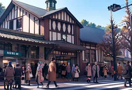 旧原宿駅 Old Harajuku Station SDXL