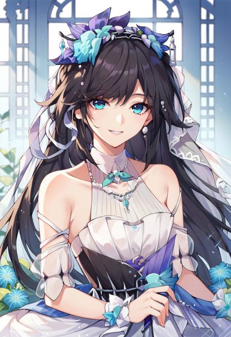 Bridal Dress [Pony]版本Multicolored Dress (ID: 736141)