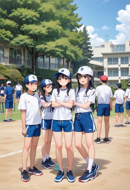 学校の校庭 School grounds PONY