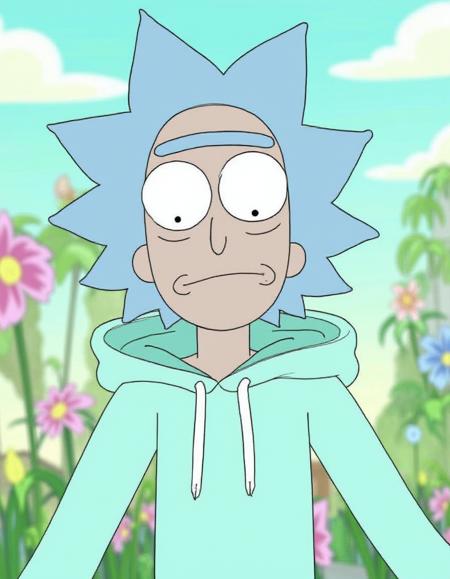 Rick and Morty Style - Flux Lora