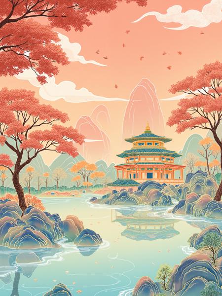 Chinese style illustration - FLUX 国风插画