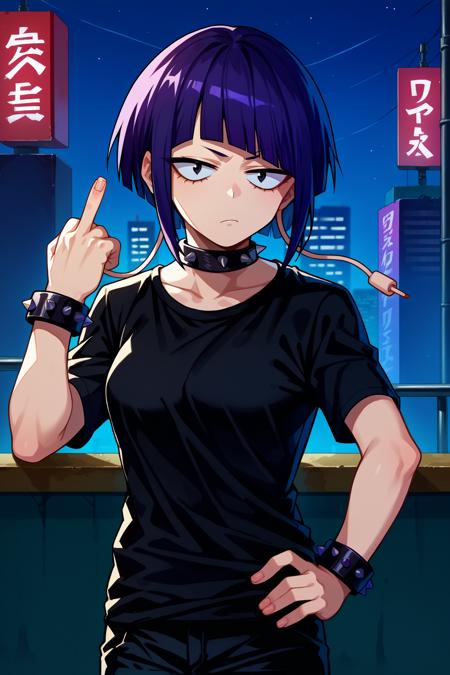 Kyoka Jiro/耳郎響香 (My Hero Academia) SDXL LoRA | 4+ Outfits [Pony Diffusion]