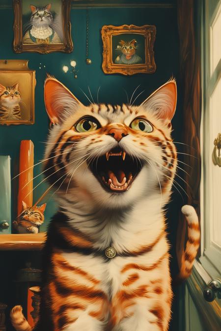 style of Louis Wain 120
