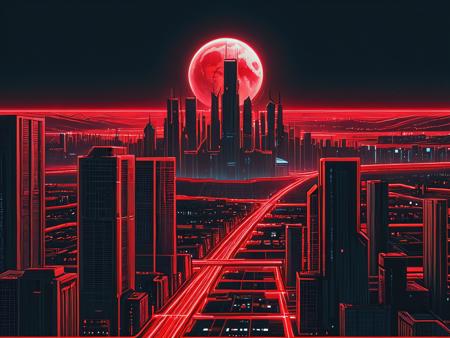 Neon Cyberpunk Cyberspace FLUX, SDXL, Pony & SD1.5