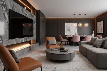 CTAI-Living room style modern