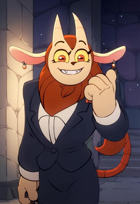 Maulie Manticore (Dungeon Flippers) commission