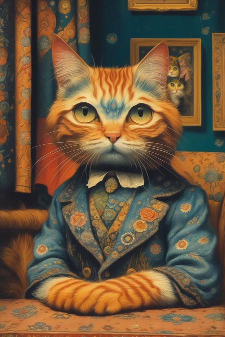 style of Louis Wain 120