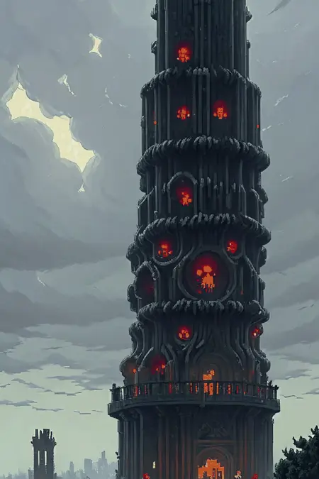 Pixel Art - trained with no data (animated gifs)