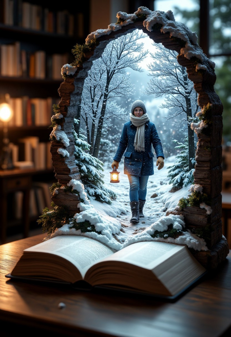 Midjourney Christmas Magic FLUX LoRA