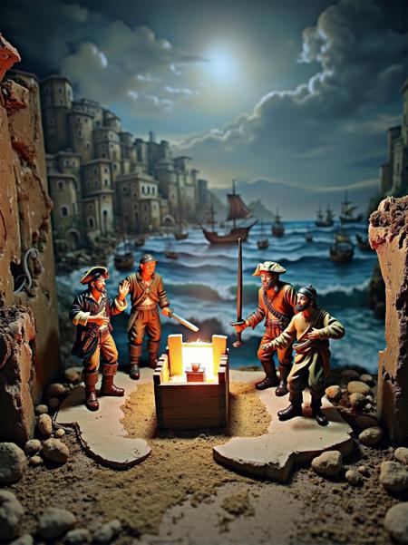 PRESEPE - Nativity Figurine/Diorama Style for FLUX