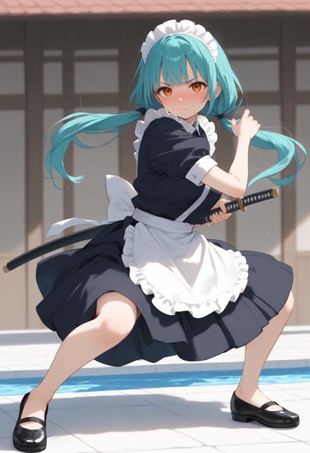[Illust&XL&Pony] iaidou / ready to draw / 居合い / 抜刀術 / シン・陰流簡易領域