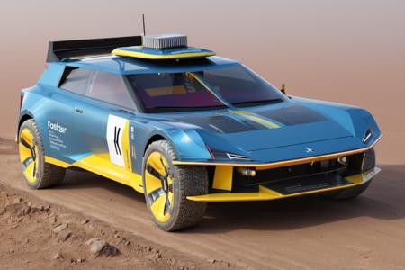 Designed by Polestar (Polestar cars design style lora)