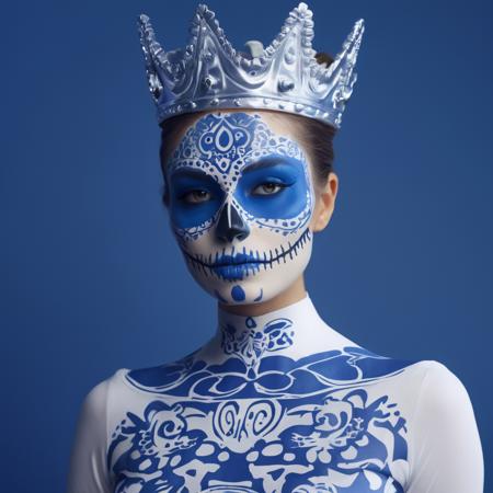 Talavera Catrina Makeup Mexican Skull (Dia de los muertos) LoRA SDXL