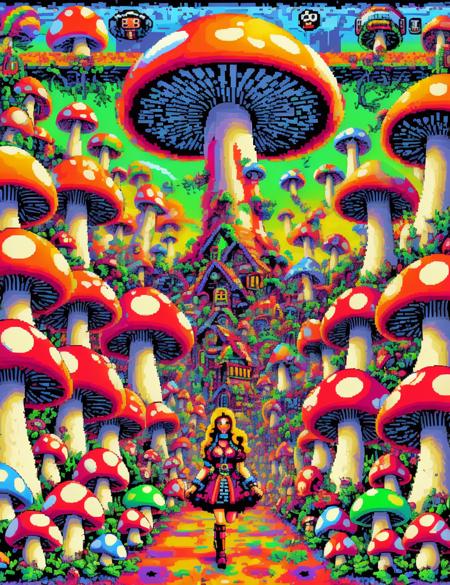 DonM - Shroom Kingdom 8bit [SD,SDXL,Pony]版本SD1.5 (ID: 704271)