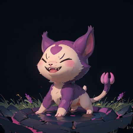 Shadow Skitty - Halloween Form (Fakemon) (Pokedex #0300)