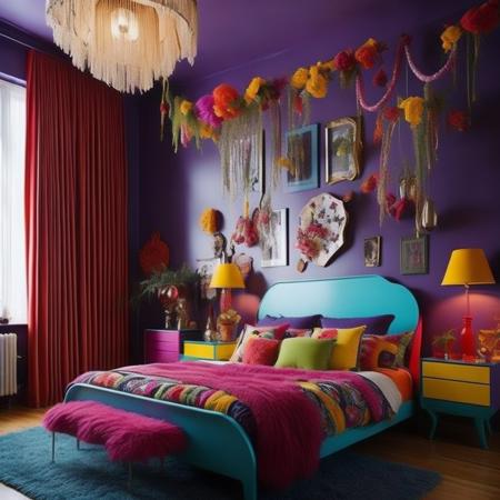 kitsch  style interior design