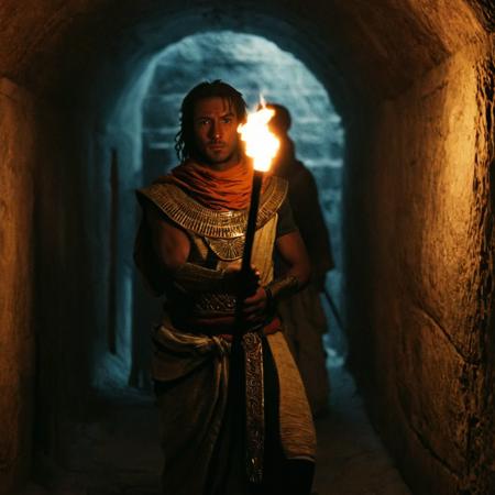 Egyptian mythology cinematic style XL + F1D