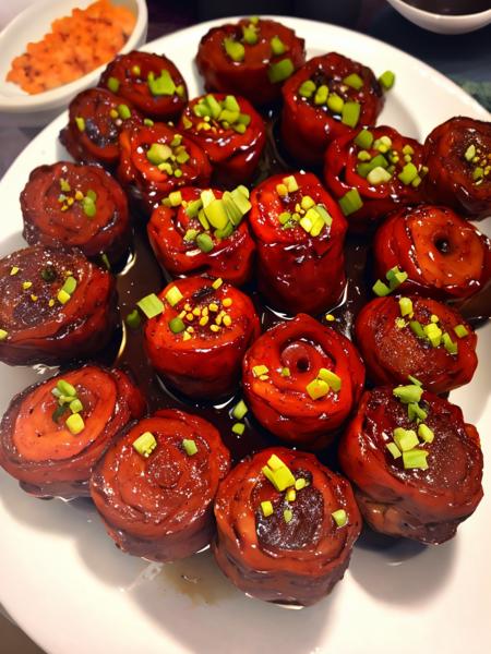 Braised intestines in brown sauce/Jiuzhuan Dachang/山东菜 九转大肠