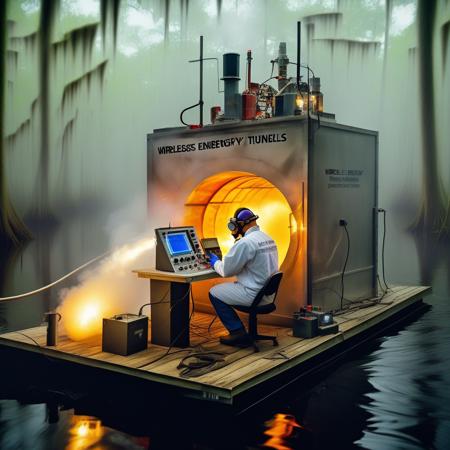 Wireless Energy Displacement Tunnels