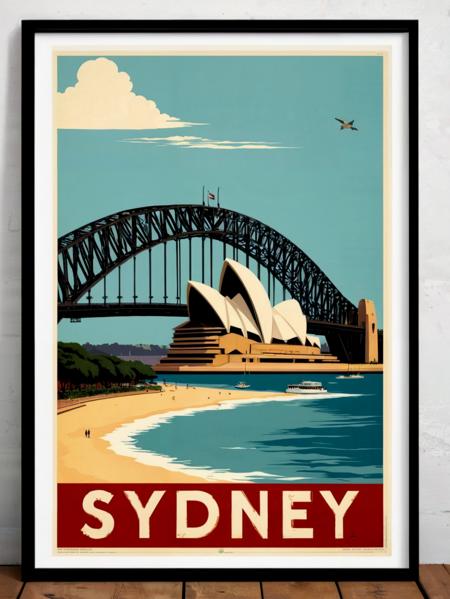 Vintage Travel Poster - CE - SDXL & Flux