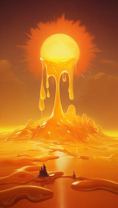 Melted Cheese On Top Style Pony - Color Customizable Gooey Liquids