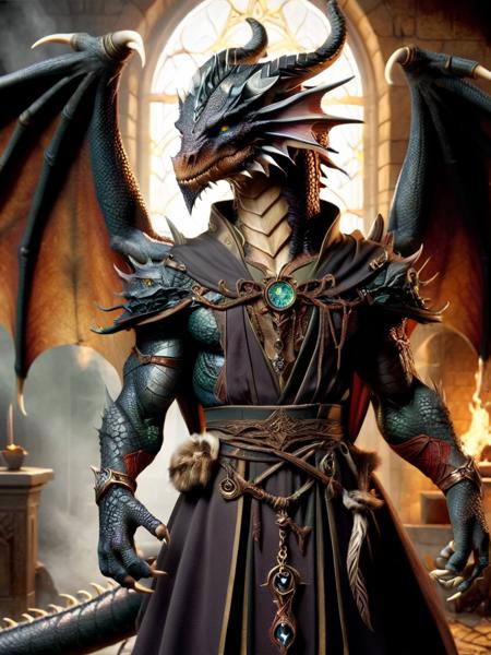 Dracthyr WoW Style [SDXL LoRA]